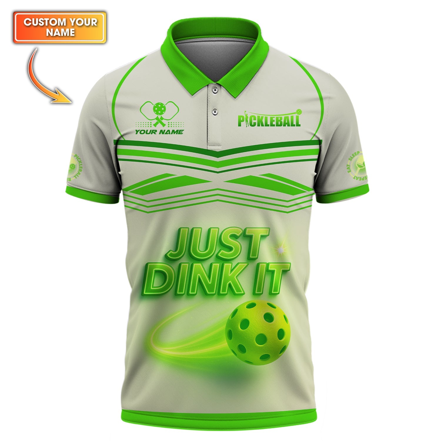 Personalized Name Funny Pickleball Shirt, Just Dink It Pickleball Shirts, Gift For Pickleball Lover