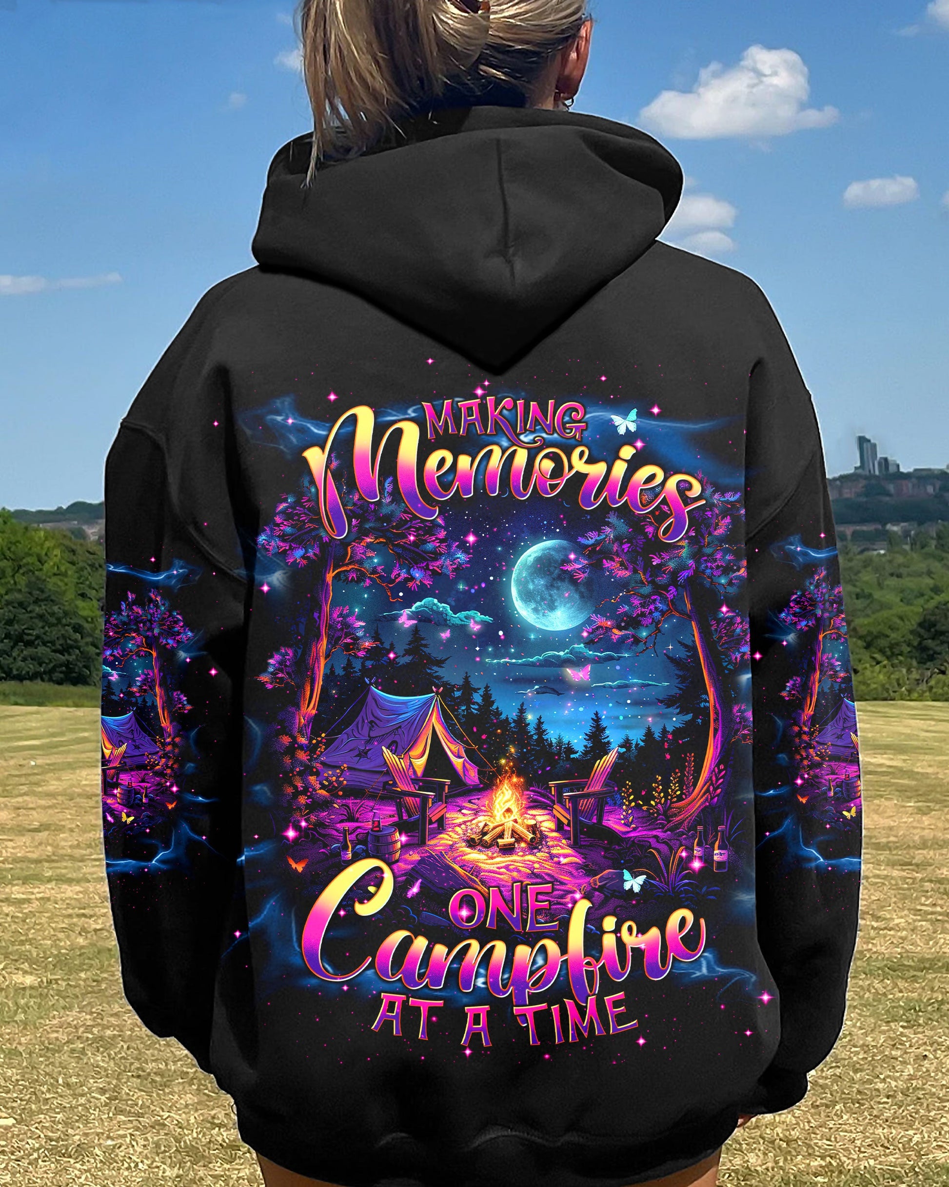 MAKING MEMORIES ONE CAMPFIRE AT A TIME ALL OVER PRINT - TLNT0710243