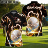 BlueJose Thunder Strike Golf Polo Shirt, Customized Name & Team Name 3D Shirts (4 Colors)