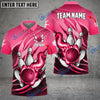BlueJose Bowling And Pins Fire Storm Customized Name 3D Shirt ( 6 Colors)