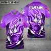 BlueJose Bowling And Pins Fire Storm Customized Name 3D Shirt ( 6 Colors)