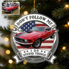 Bluejose This Is How I Roll - Custom Car Photo Route 66 Vintage Acrylic Ornament