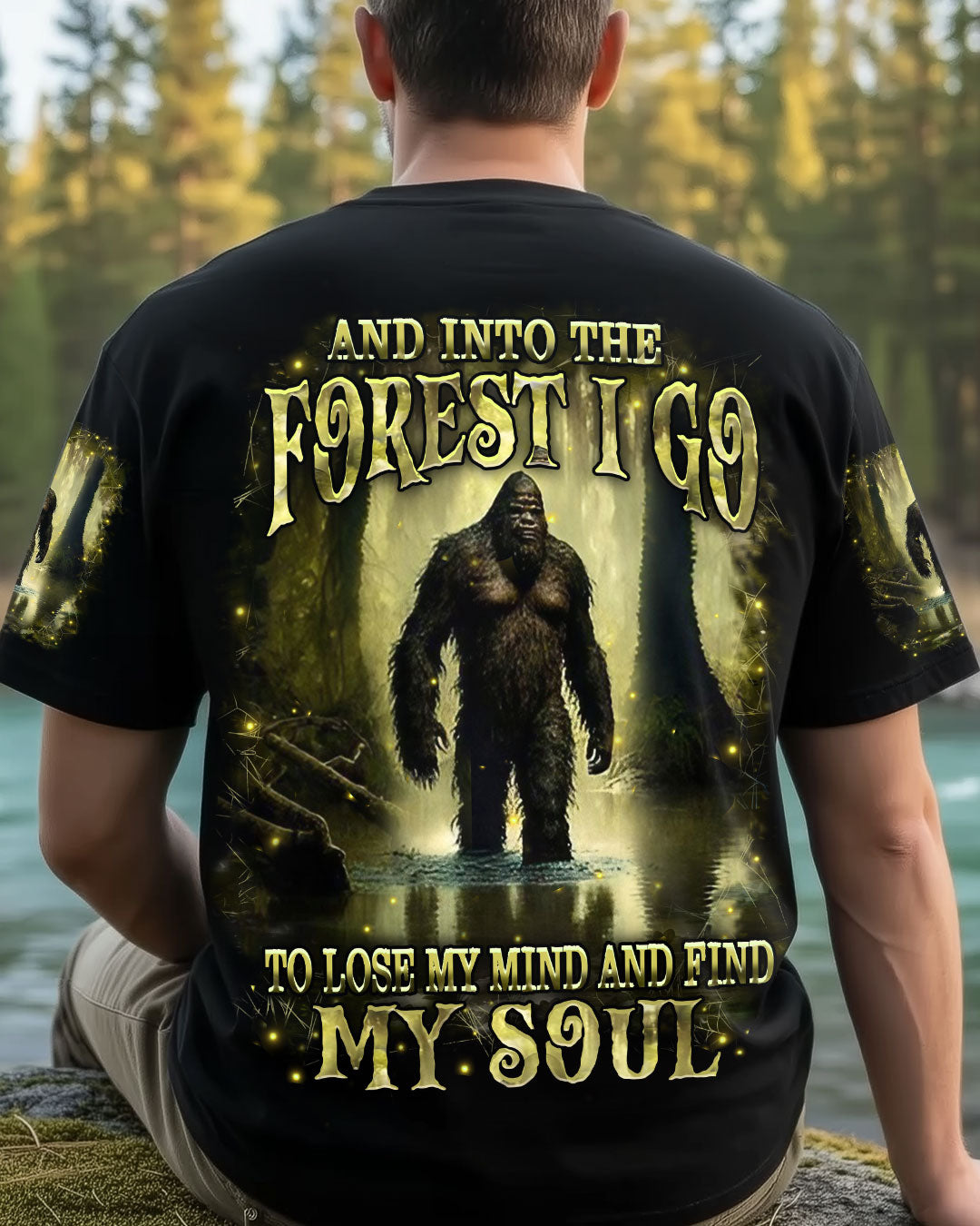 AND INTO THE FOREST I GO BIGFOOT ALL OVER PRINT - YHHN0812253