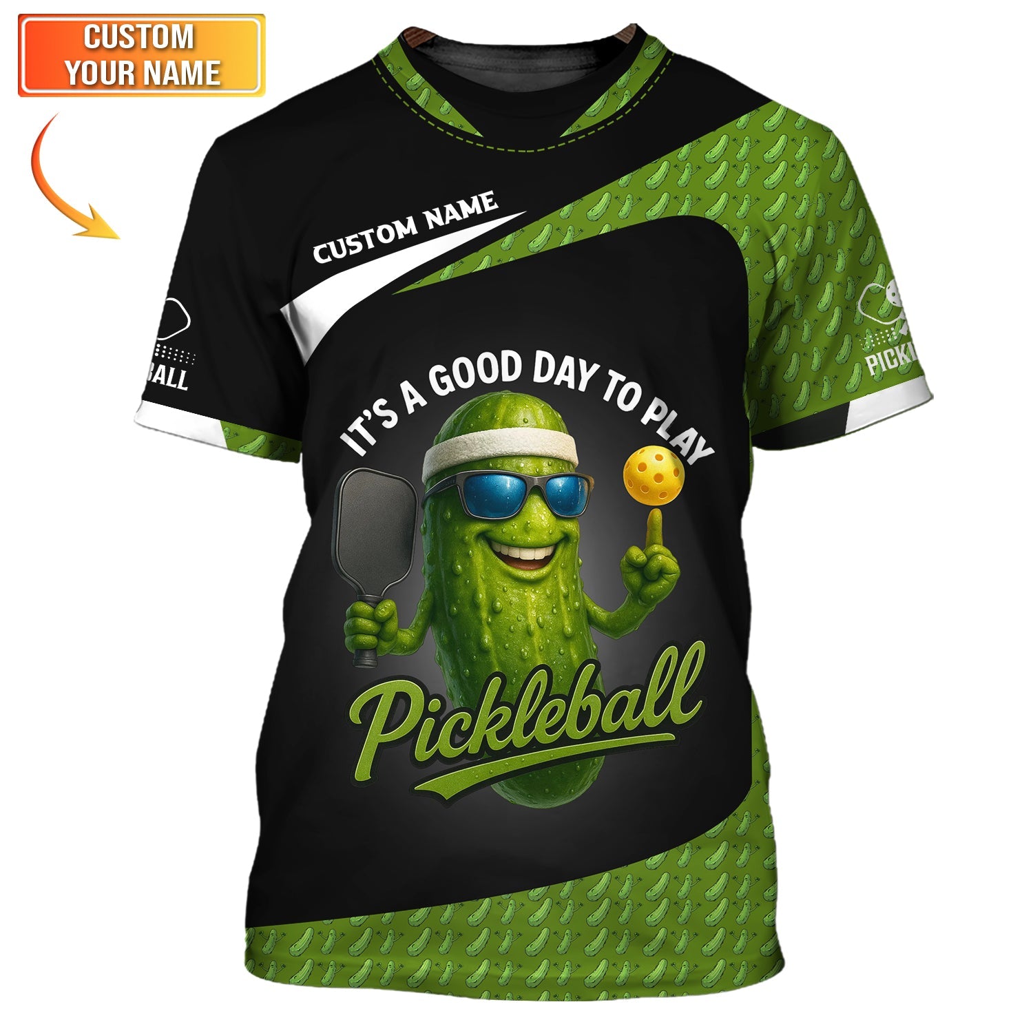 Custom Funny Men Pickleball Shirt - It's A Good Day To Play Pickleball Tee - Pickleball Club Shirt