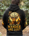 NOT ALL WHO WANDER ARE LOST DEER COMPASS ALL OVER PRINT - TLTR2908251