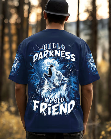 HELLO DARKNESS MY OLD FRIEND WOLF ALL OVER PRINT - TLNT1011252
