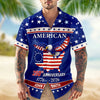 BlueJose Custom Name American 250Th Anniversary Eagle Flag Hawaii Shirt