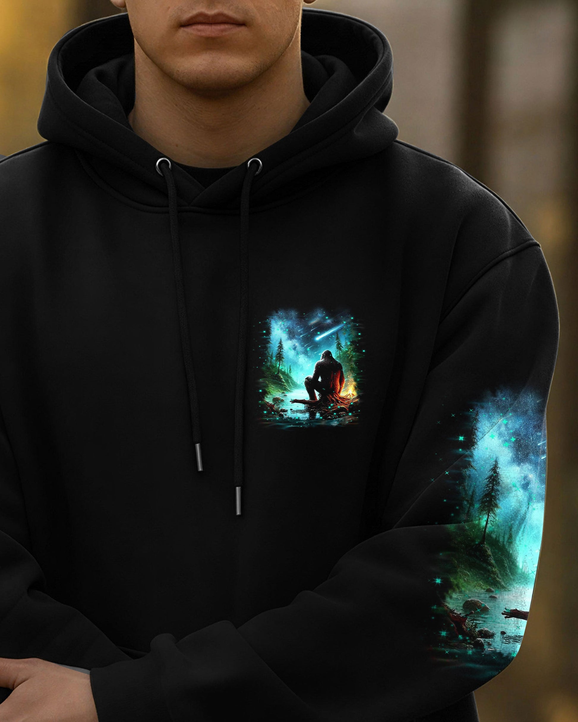 AND INTO THE FOREST I GO BIGFOOT ALL OVER PRINT - YHHN0512253