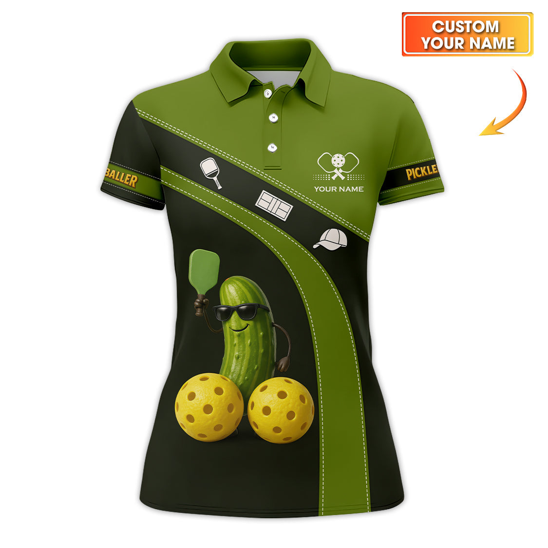 Funny Pickleball Shirt For Men's, Pickleballer Custom Name Shirts, Gift For Pickleball Lovers