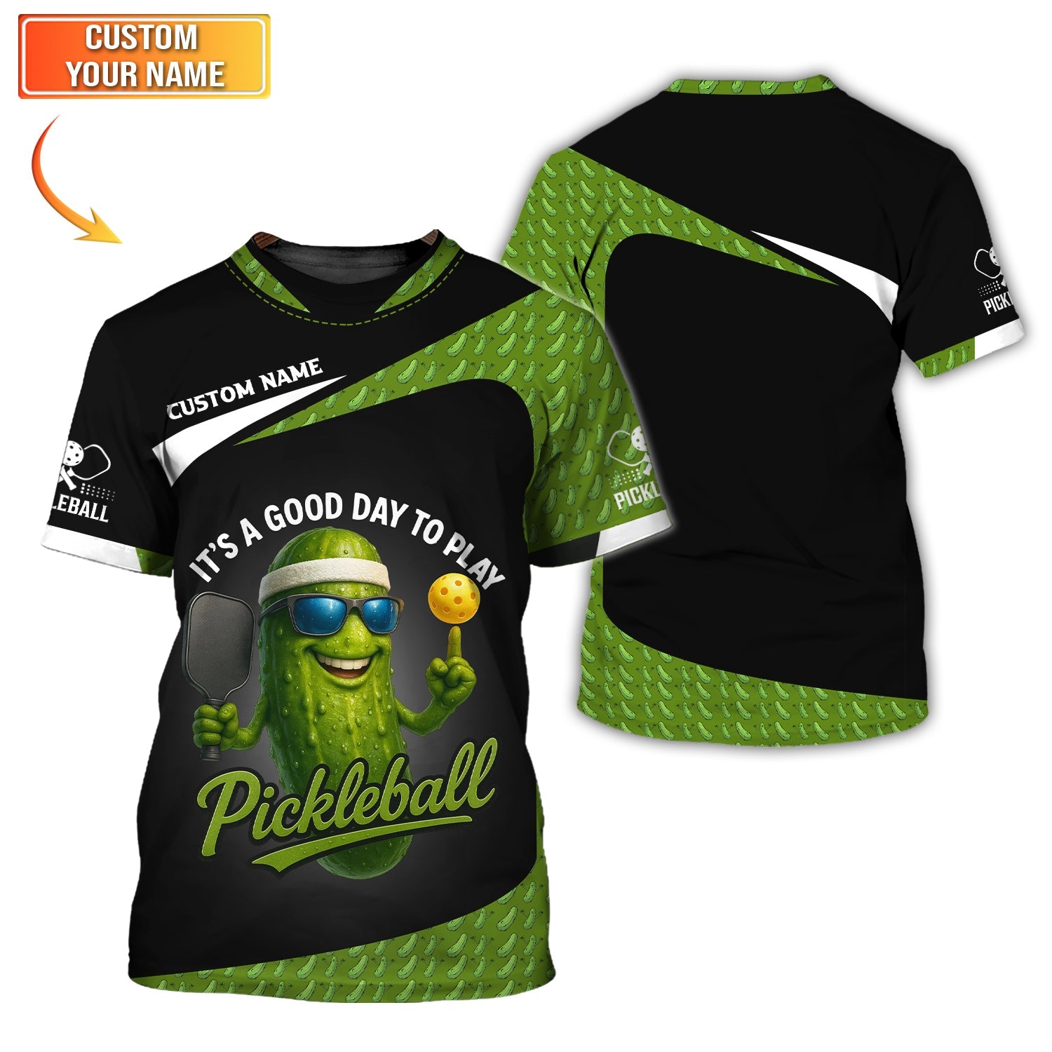 Custom Funny Men Pickleball Shirt - It's A Good Day To Play Pickleball Tee - Pickleball Club Shirt