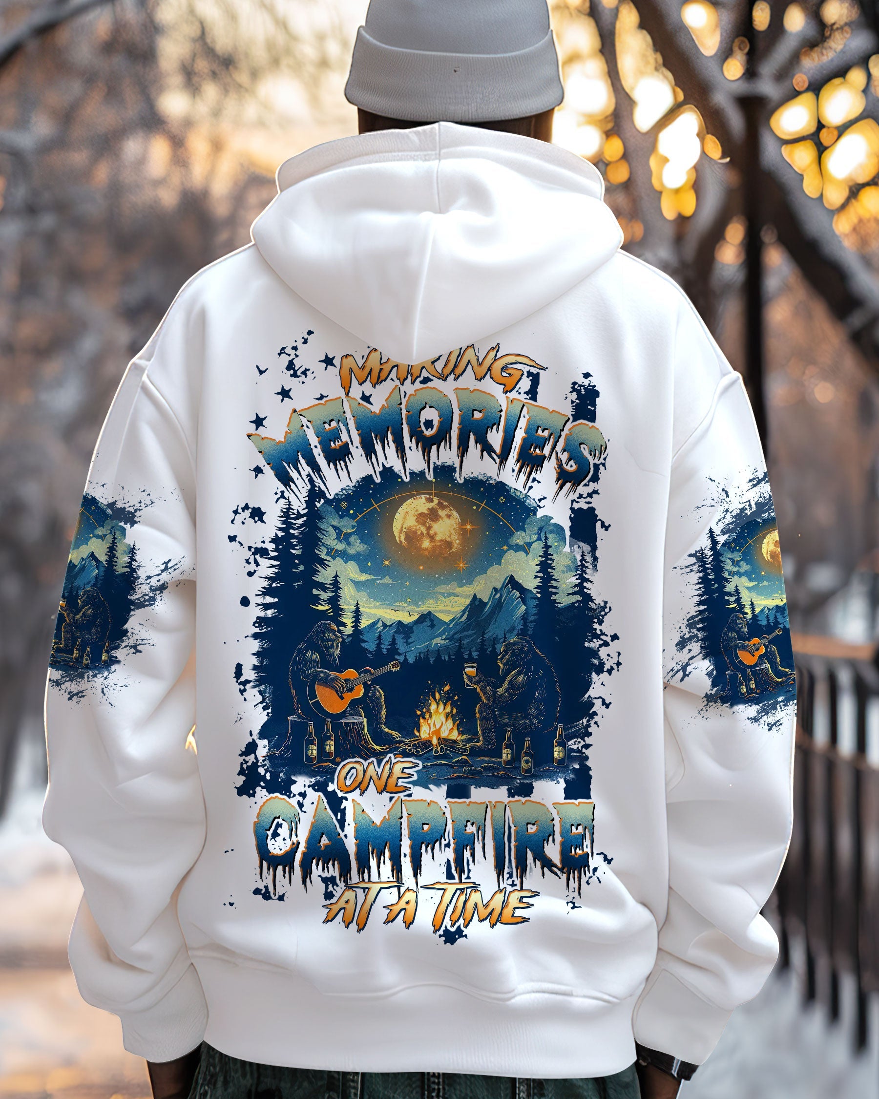 MAKING MEMORIES ONE CAMPFIRE AT A TIME BIGFOOT  ALL OVER PRINT - TLTW0512242