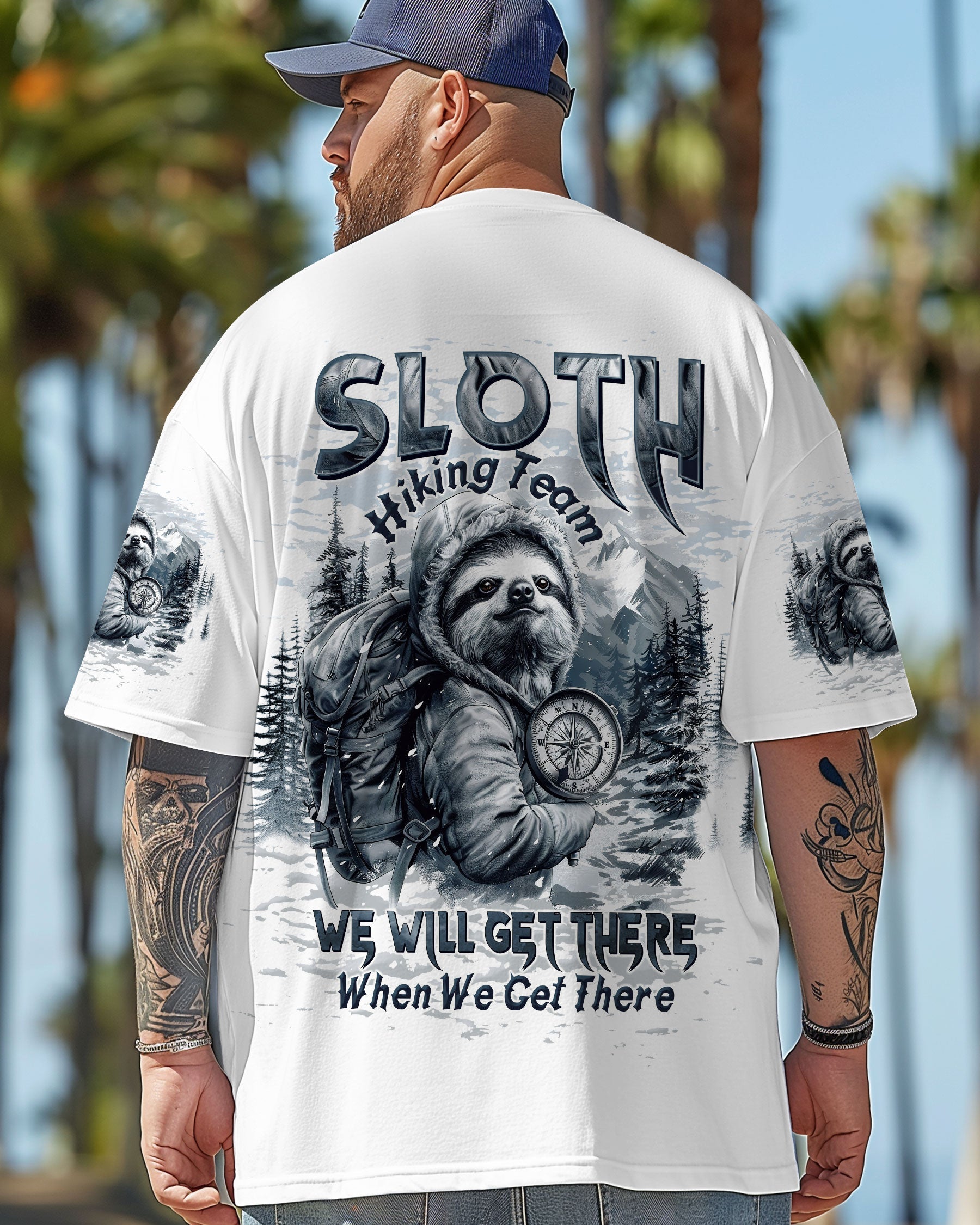 SLOTH HIKING TEAM ALL OVER PRINT  - TLTW1803253