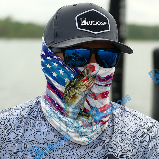 BlueJose Bass Fishing Neck Gaiter