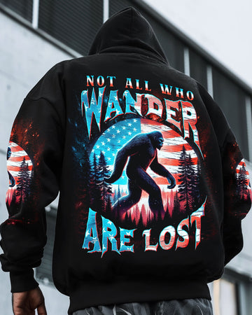 NOT ALL WHO WANDER ARE LOST BIGFOOT ALL OVER PRINT - TLNT2409251