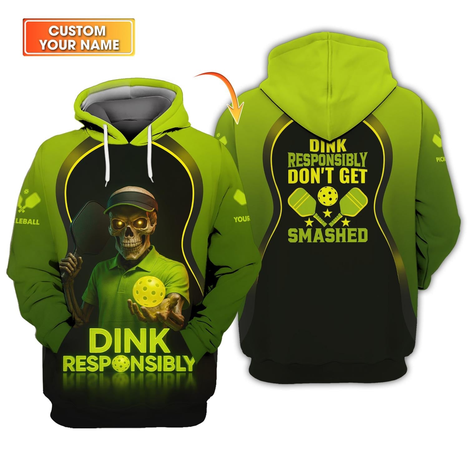 Pickleball Dink Responsibly Shirt, Custom Name Pickleball T Shirt, Pickleball Uniforms