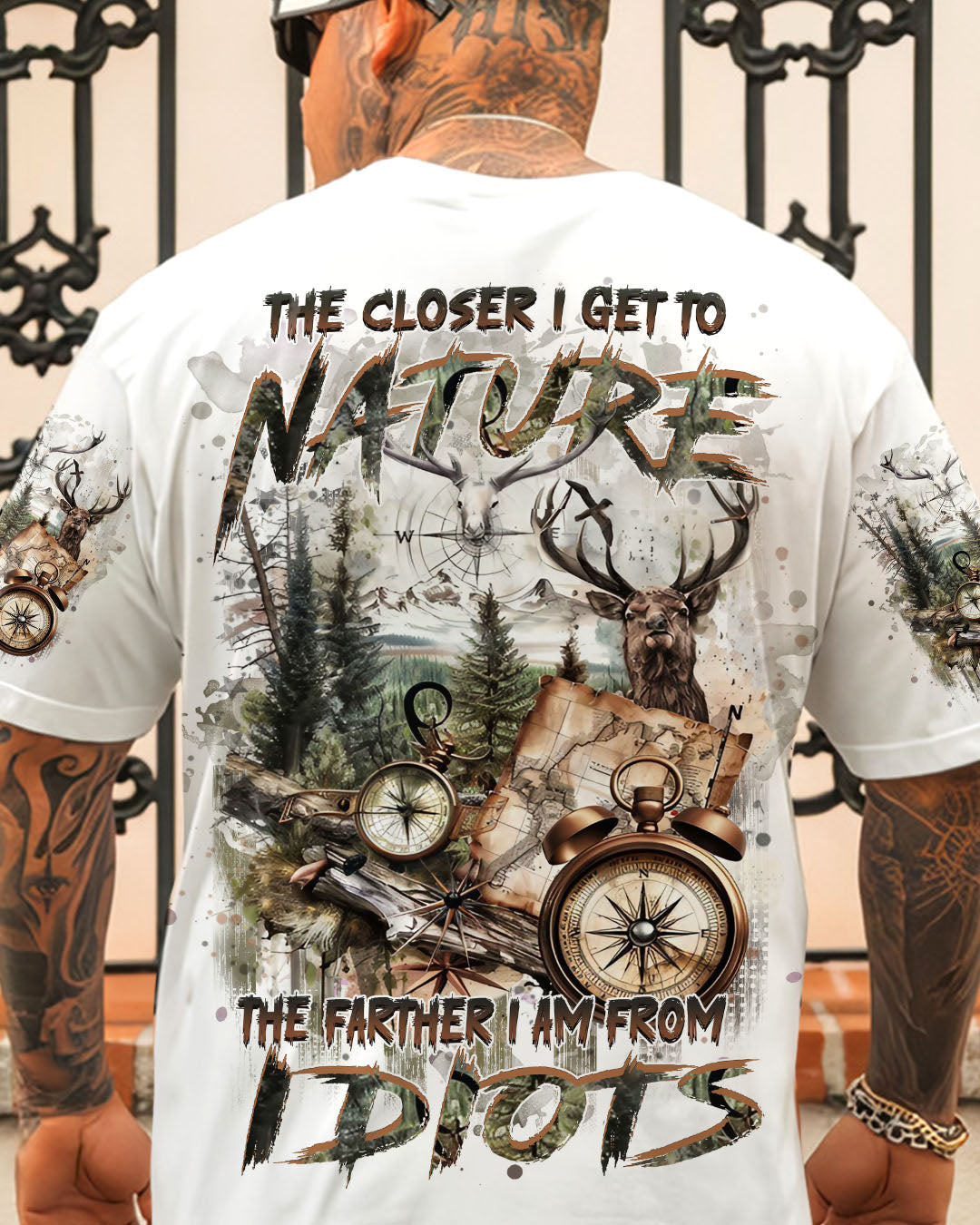 THE CLOSER I GET TO NATURE ALL OVER PRINT - YHHN0608242