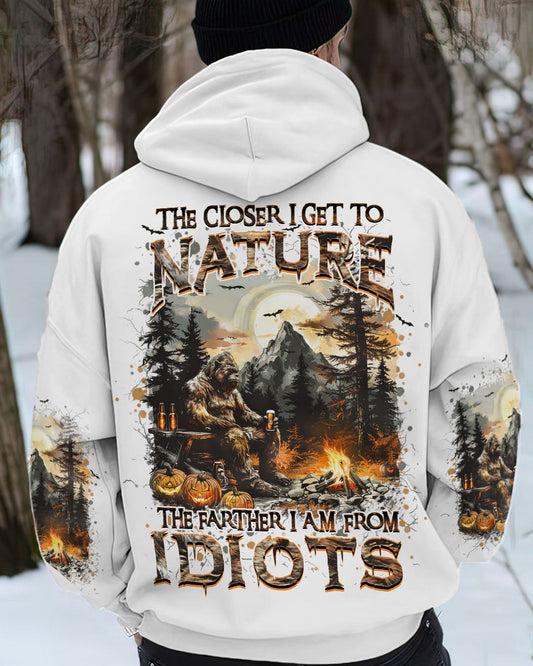 THE CLOSER I GET TO NATURE BIGFOOT HALLOWEEN ALL OVER PRINT - YHHN1508243