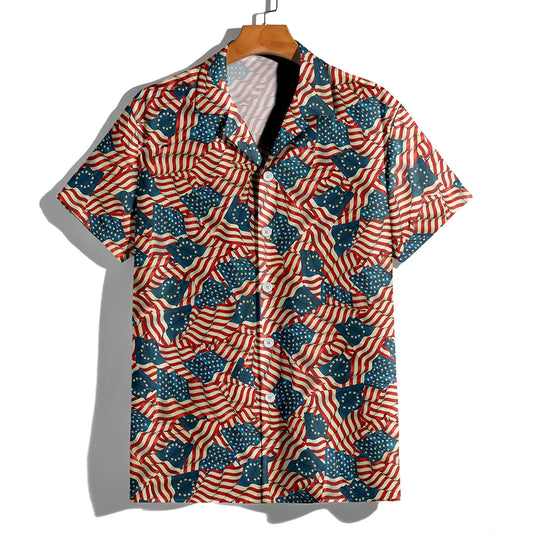 BlueJose Personalized America 250th Birthday Hawaii Shirt (3)
