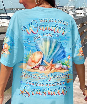 NOT ALL WHO WANDER ARE LOST SEASHELL ALL OVER PRINT - YHLT2406243