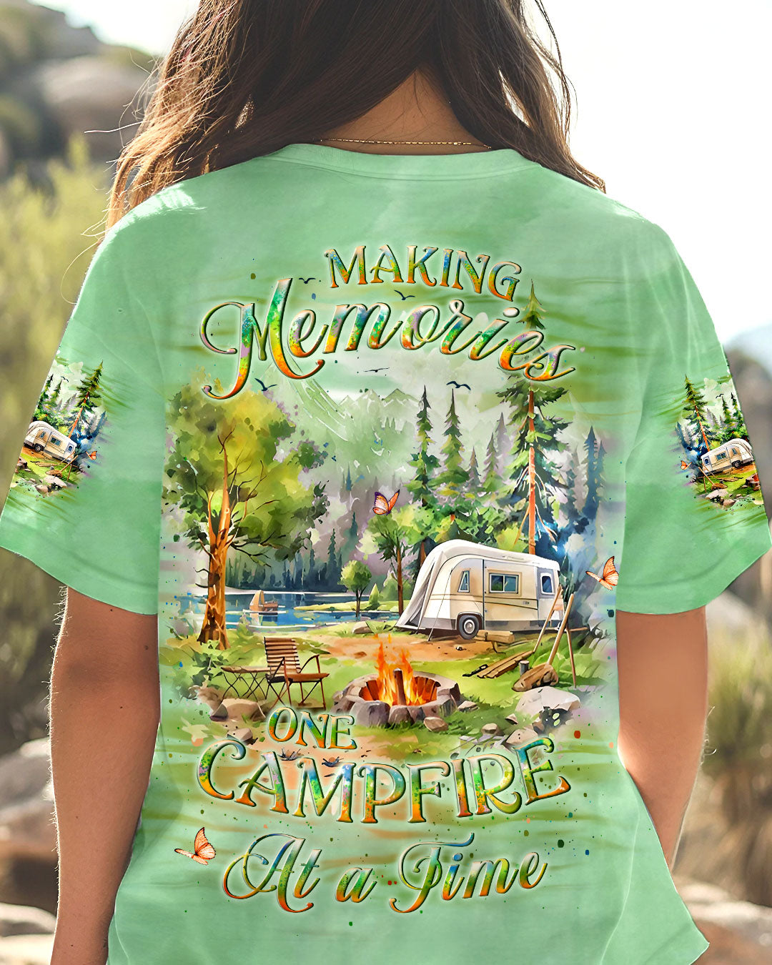 MAKING MEMORIES ONE CAMPFIRE AT A TIME ALL OVER PRINT - YHLT0208241