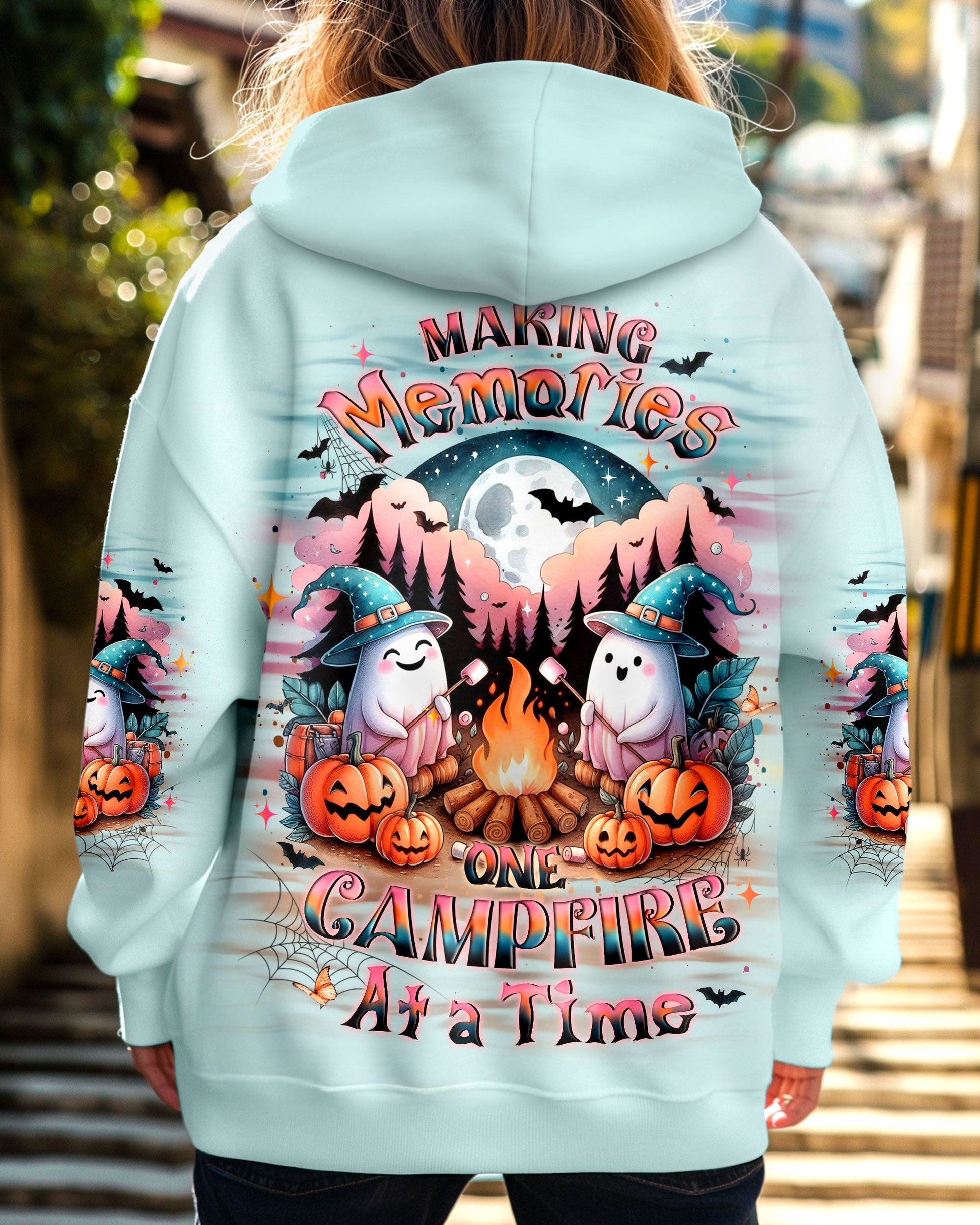 MAKING MEMORIES ONE CAMPFIRE AT A TIME HALLOWEEN ALL OVER PRINT - YHLT0409243