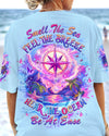 SMELL THE SEA FEEL THE BREEZE COMPASS ALL OVER PRINT - YHLT2803253