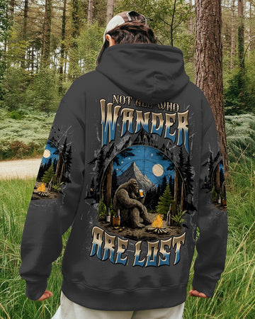 NOT ALL WHO WANDER ARE LOST BIGFOOT COMPASS ALL OVER PRINT - TLTW0112252