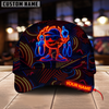 BlueJoses Bowling And Pins Neon Ball Champion Personalized Name Cap