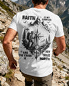 BlueJose Faith Is My Compass And The Cross Is My True North Personalized Hiking 3D Shirt