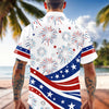 BlueJose Custom Name USA 250th Anniversary 1776-2026 Hawaii Shirt - 4th of July Patriotic Gift