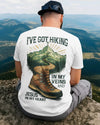 BlueJose I've Got Hiking In My Veins Personalized Hiking 3D Shirt - White