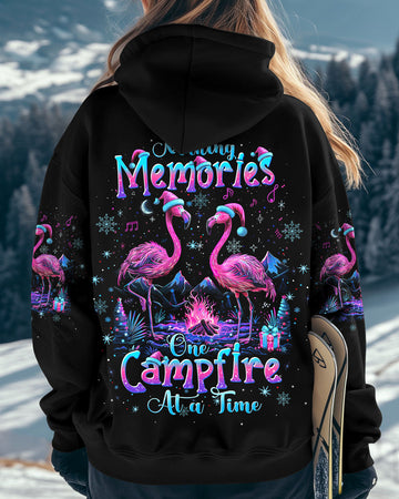 MAKING MEMORIES ONE CAMPFIRE AT A TIME FLAMINGO CHRISTMAS  ALL OVER PRINT - TLTW3110245