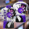 BlueJose Bowling And Pins Hexagram Multicolor Personalized Name, Team Name 3D Shirt