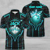 BlueJose Bowling And Pins Abstract Grunge Texture Multicolor Personalized Name, Team Name 3D Shirt