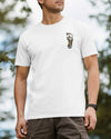 BlueJose Not All Who Wander Are Lost  Personalized Hiking Shirt - White