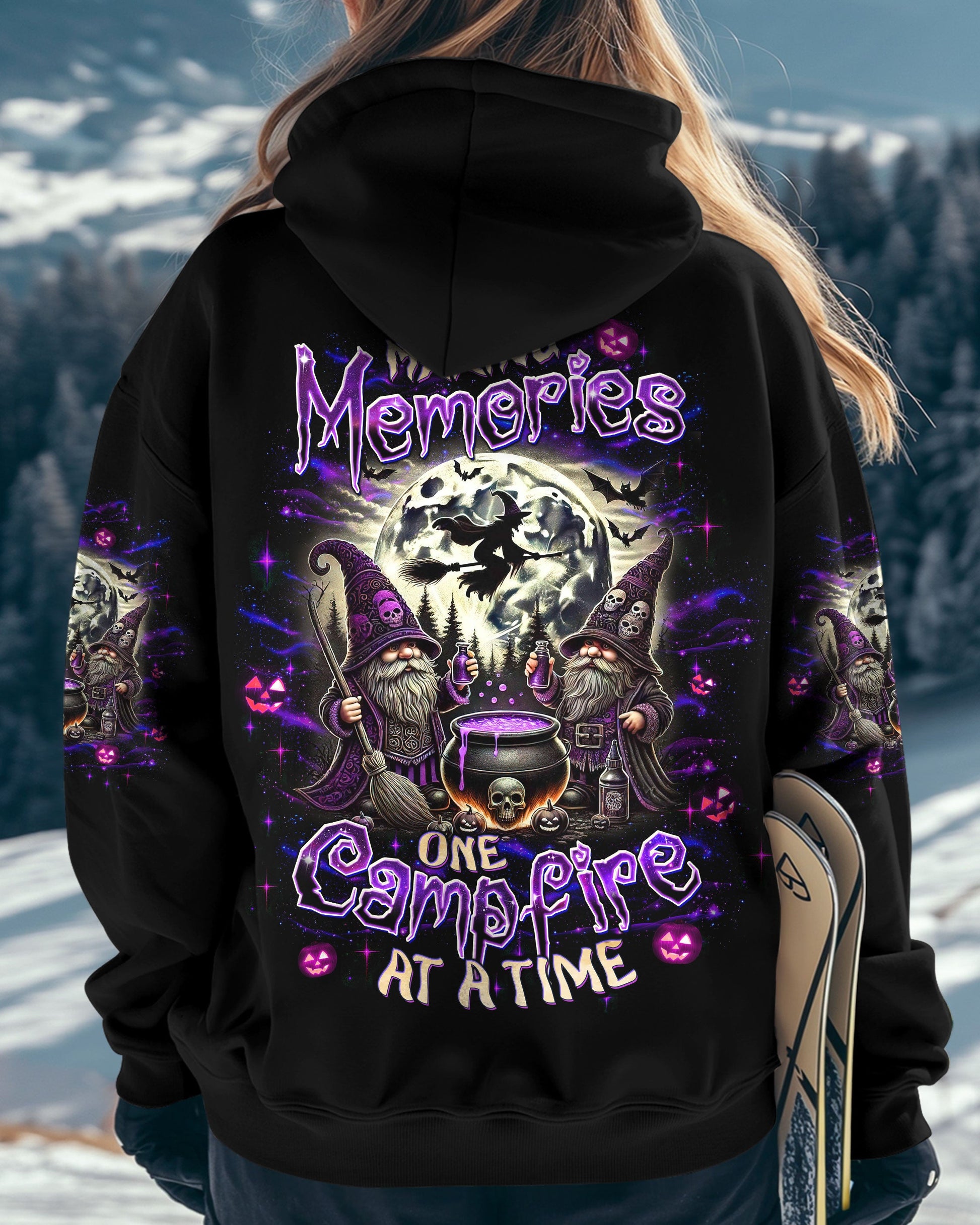 MAKING MEMORIES ONE CAMPFIRE AT A TIME GNOME HALLOWEEN ALL OVER PRINT - TLTW1707252