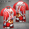 BlueJose Bowling And Pins Animated Fire Customized Name 3D Shirt ( 5 Colors)