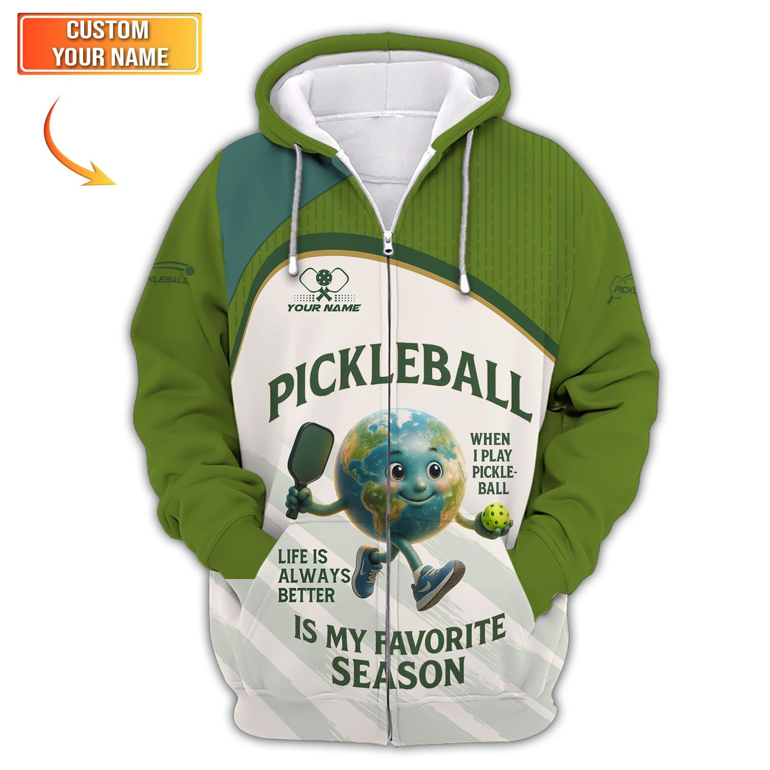 Personalized Pickleball Is My Favorite Season Shirt, Funny Pickleball Shirts For Men's, Gift For Pickleball Lover