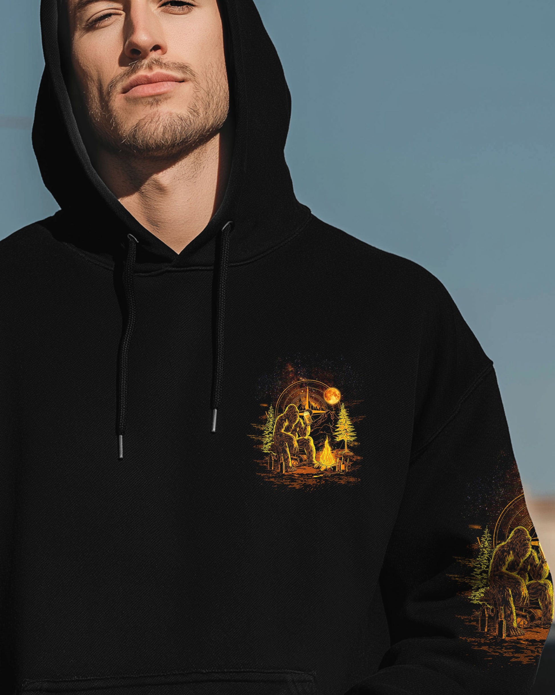 NOT ALL WHO WANDER ARE LOST BIGFOOT ALL OVER PRINT - TLTW2509252