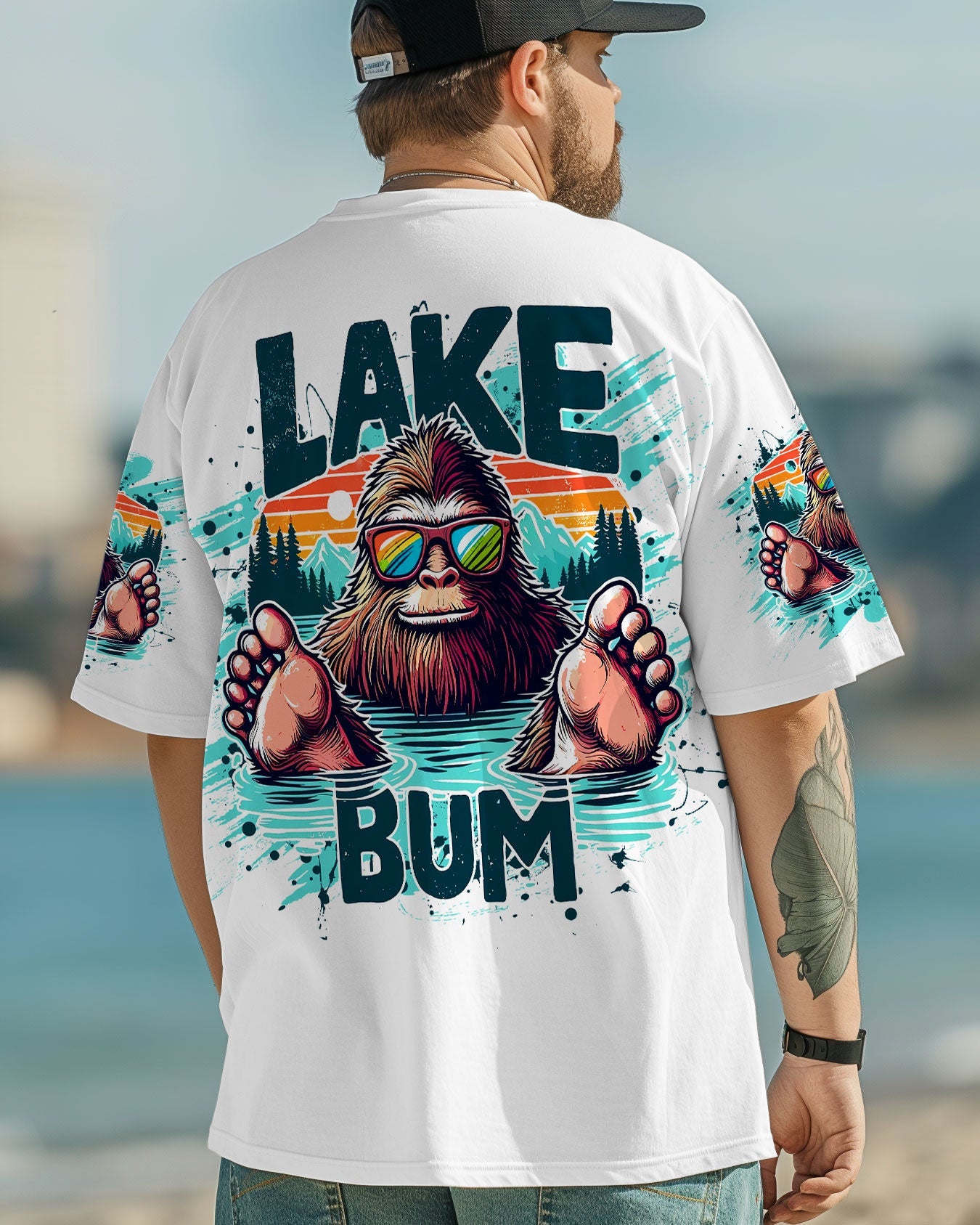 LAKE BUM BIGFOOT ALL OVER PRINT - TLTR0809251