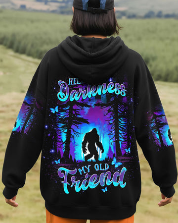 HELLO DARKNESS MY OLD FRIEND BIGFOOT ALL OVER PRINT - TLTW0711254