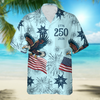 BlueJose USA 250 Anniversary Eagle 1776-2026 Hawaii Shirt