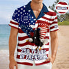 BlueJose Personalized 250 Years of Freedom Flag, 1776–2026 Eagle Betsy Hawaii Shirt