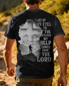 BlueJose I Lift Up My Eyes To The Mountains Personalized Hiking 3D Shirt - Black