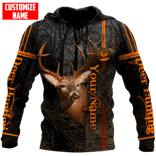 BlueJose Personalized Name Deer Hunting 3D Shirts