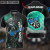 BlueJose Darts Moon Samurai Personalized Name, Team Name Shirt (4 Colors)