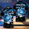 BlueJose Bowling And Pins Lightning Point Strike Customized Name 3D Shirt (6 Colors)