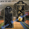 BlueJose Bowling And Pins Maori Pattern Multicolor Customized Name 3D Shirt (4 Colors)