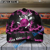 BlueJoses Bowling And Pins The Power Of The God Of Thunder Multicolor Personalized Name Cap