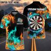 BlueJose Darts Double Fire Personalized Name, Team Name Shirt (4 colors)